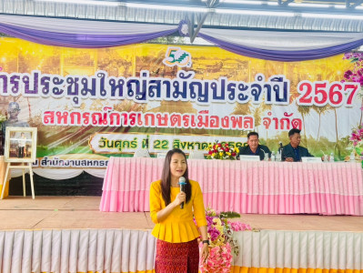 วันที่ 22 สิงหาคม 2568 เข้าร่วมประชุมใหญ่สามัญประจำปี 2567 ... พารามิเตอร์รูปภาพ 1